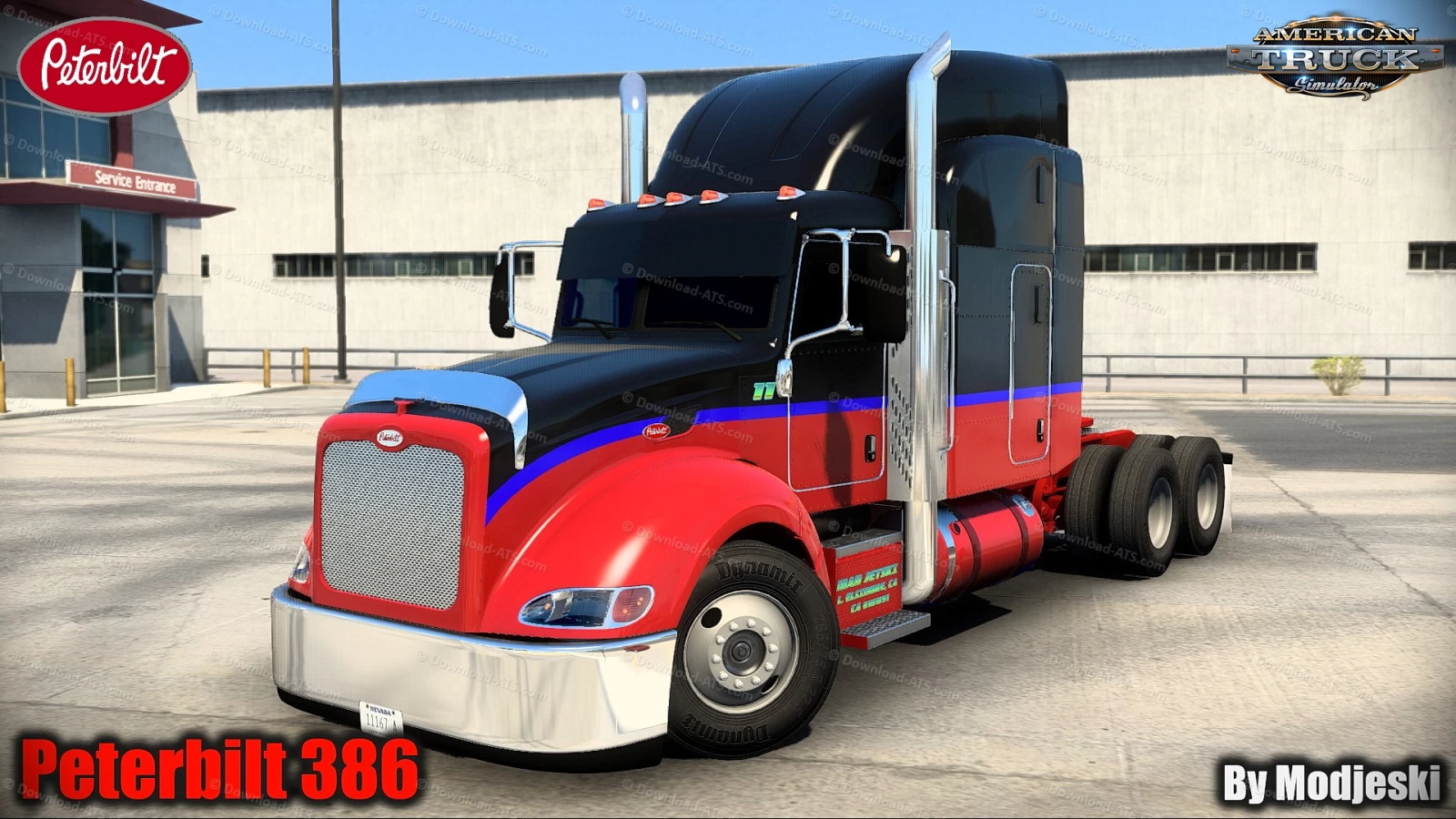 Peterbilt 386 + Interior v1.9.6 By Modjeski (1.50.x) for ATS