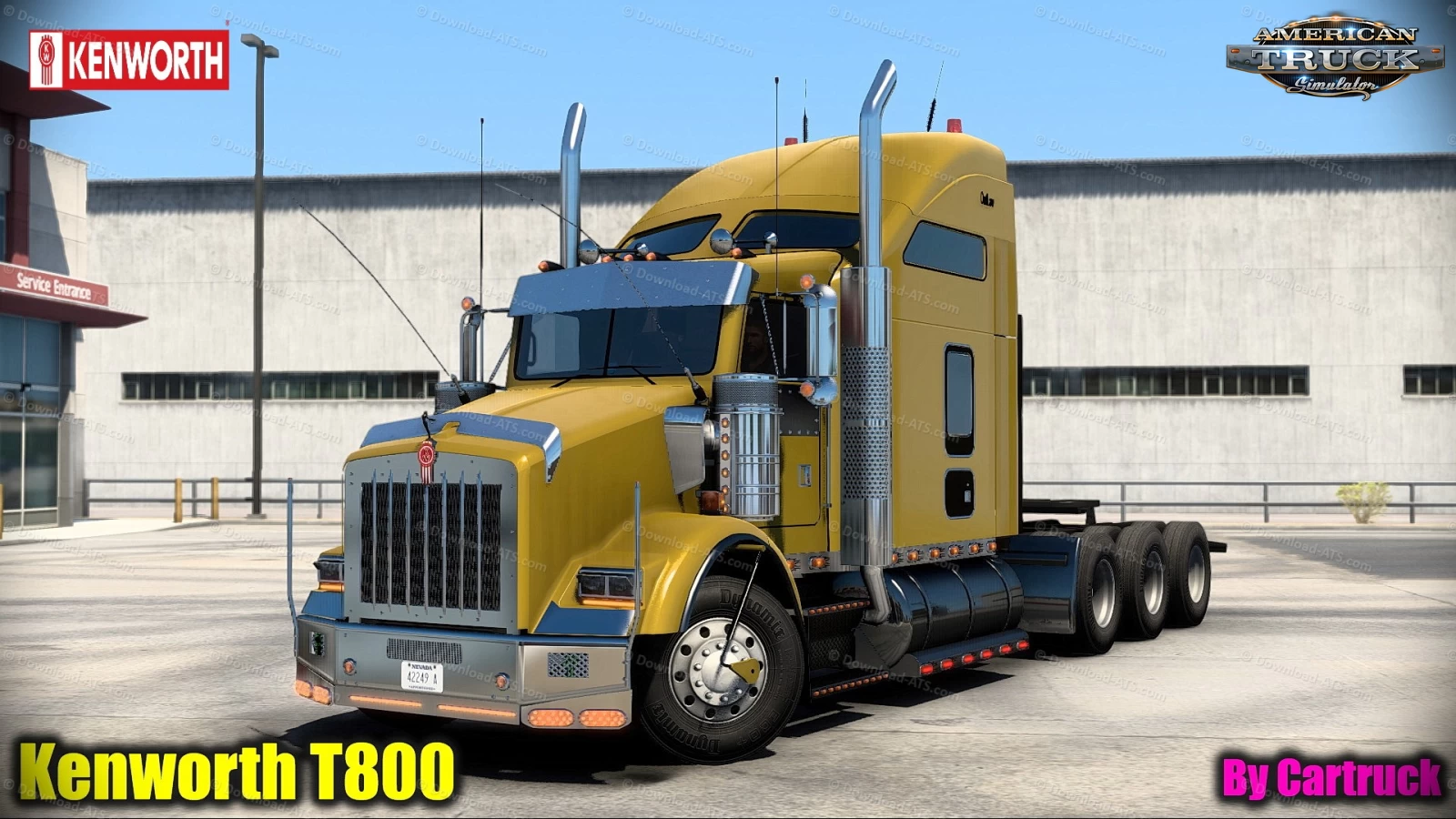 Kenworth T800 v1.6 Edit by Cartruck (1.51.x) for ATS