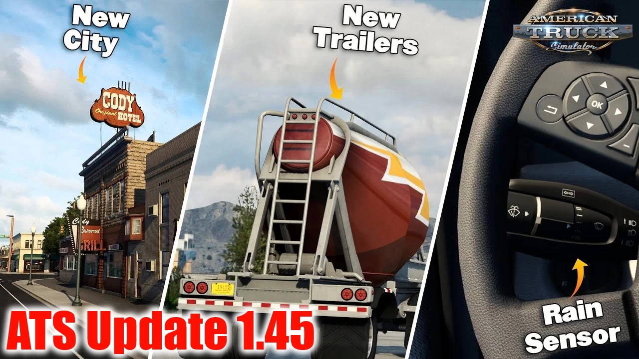 American Truck Simulator: Update 1.45 Official released