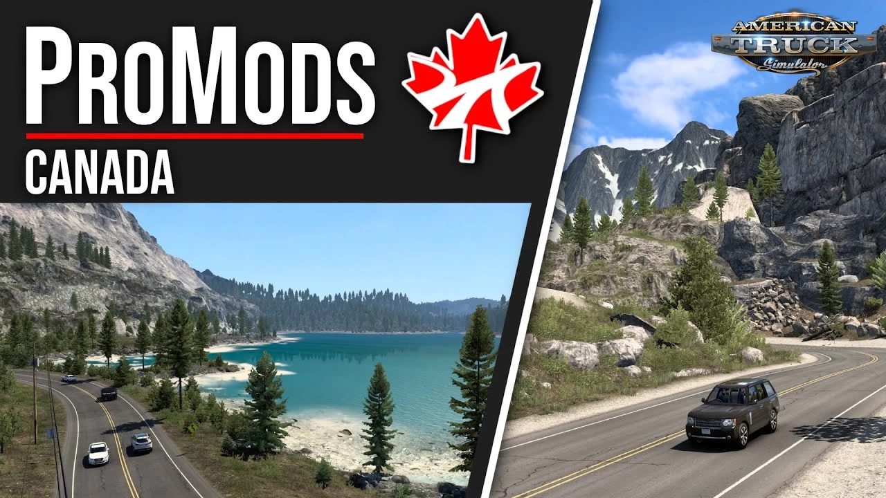 ProMods Canada Map v1.3.2 (1.52.x) for ATS