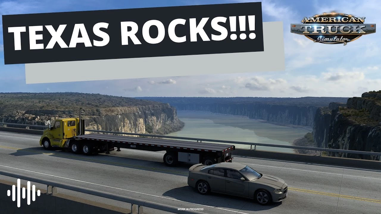 Texas DLC - Rocks in American Truck Simulator