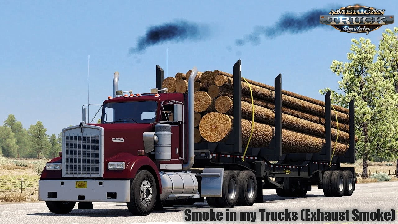 Smoke in my Trucks (Exhaust Smoke) v1.4 (1.45.x) for ATS