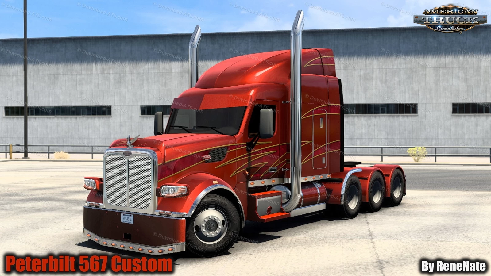 Peterbilt 567 Custom v1.3 By ReneNate (1.48.x) for ATS