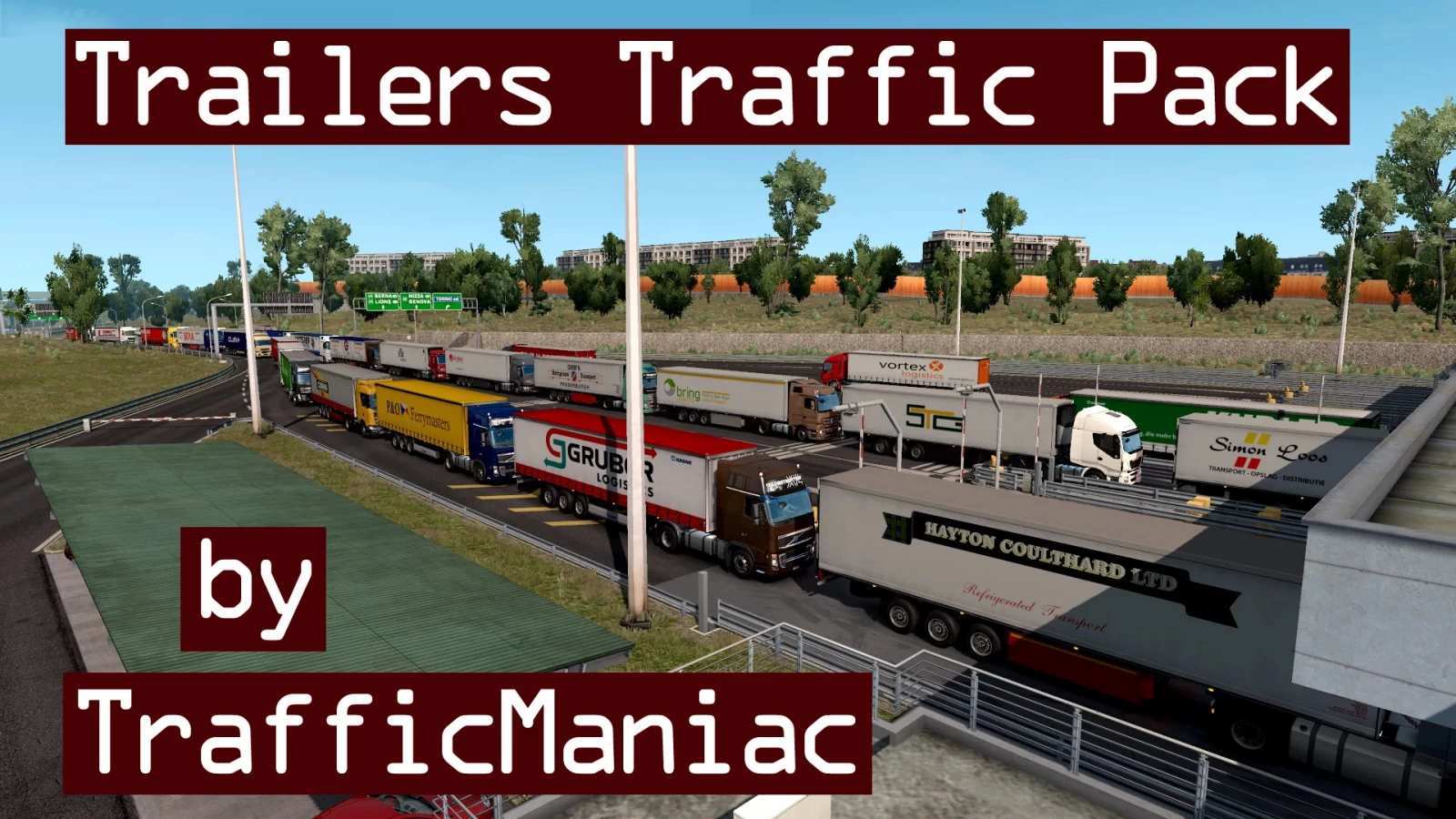 Trailers Traffic Pack v7.0 by TrafficManiac (1.46.x) for ATS