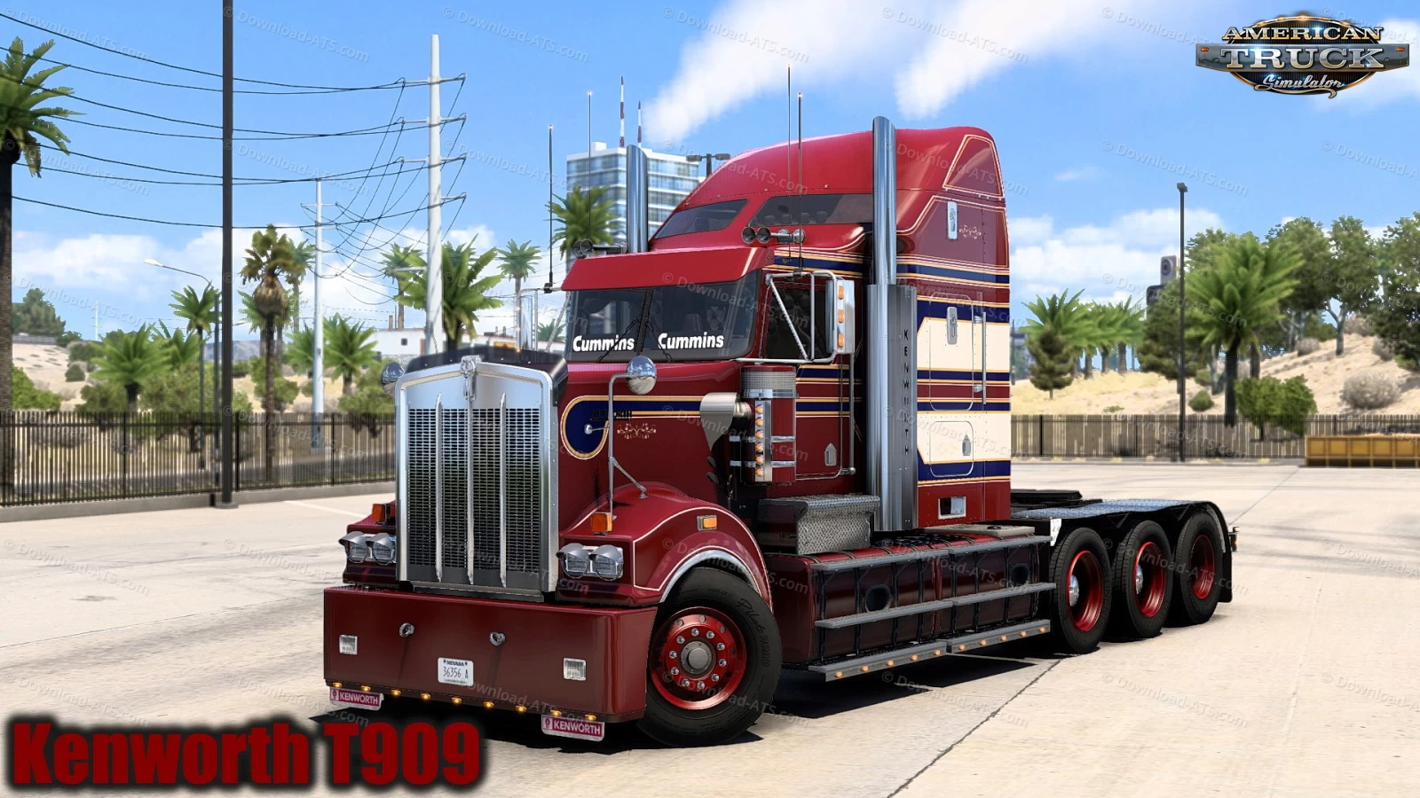 Kenworth T909 + Interior v6.1 (1.52.x) for ATS