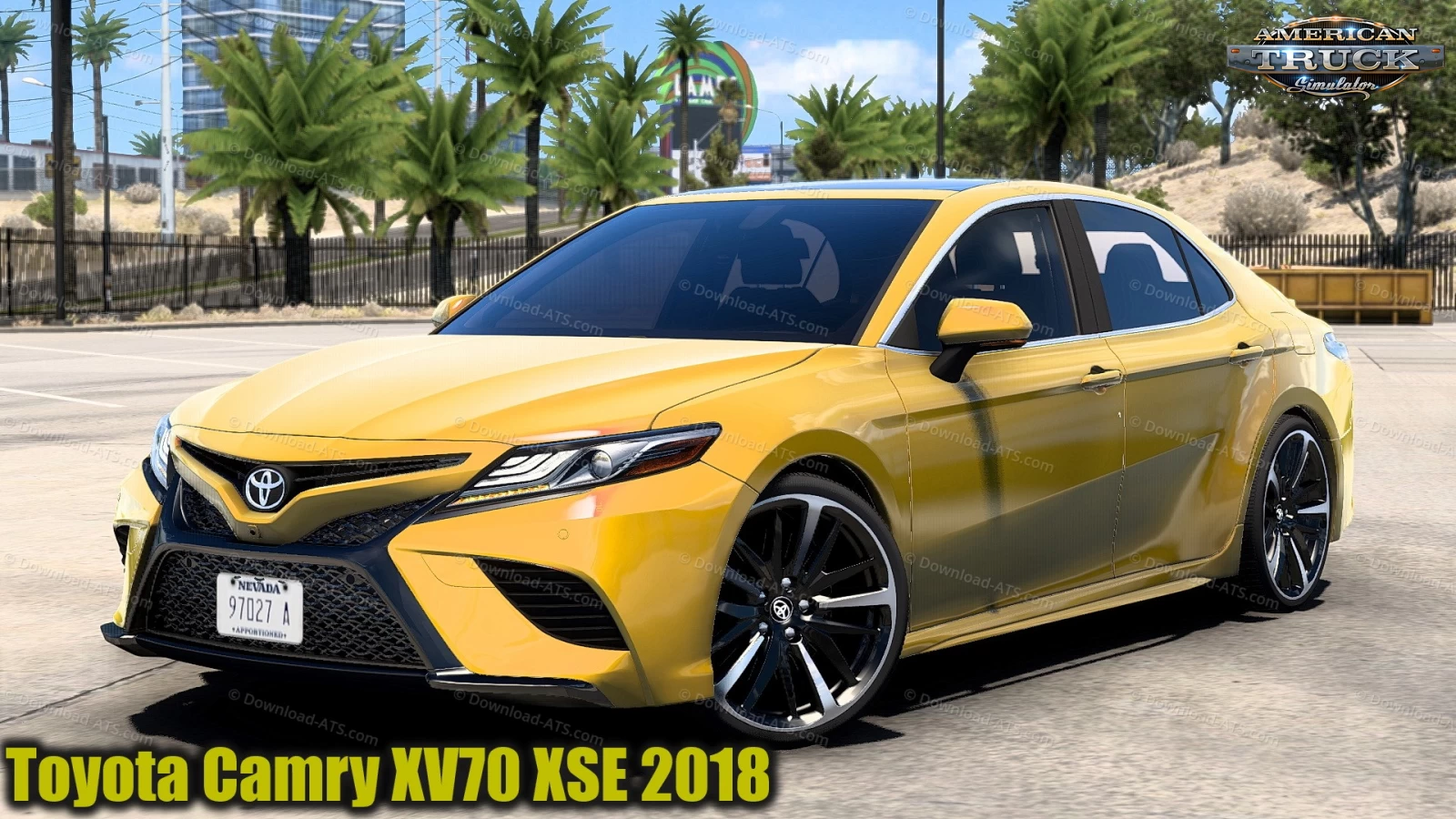 Toyota Camry XV70 XSE 2018 + Interior v1.8 (1.52.x) for ATS