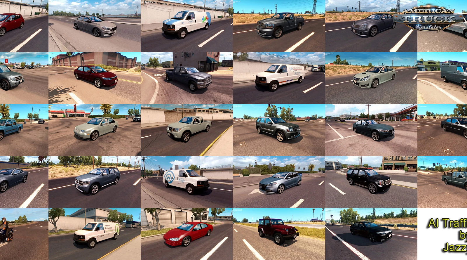 AI Traffic Pack v16.5 by Jazzycat (1.49.x) for ATS