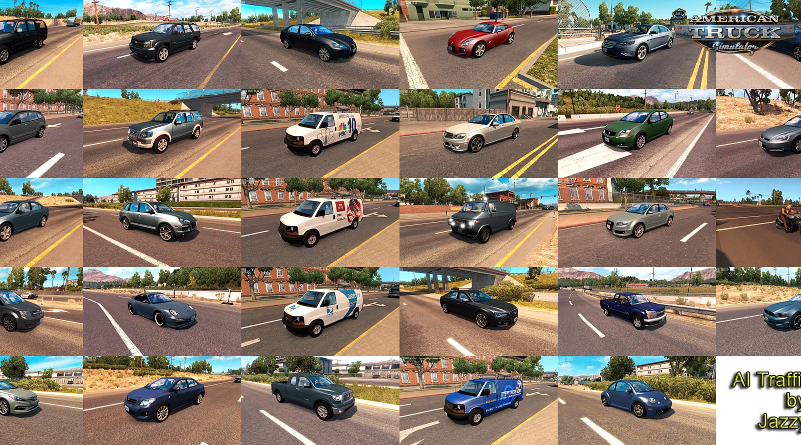 AI Traffic Pack v14.5 by Jazzycat (1.46.x) for ATS