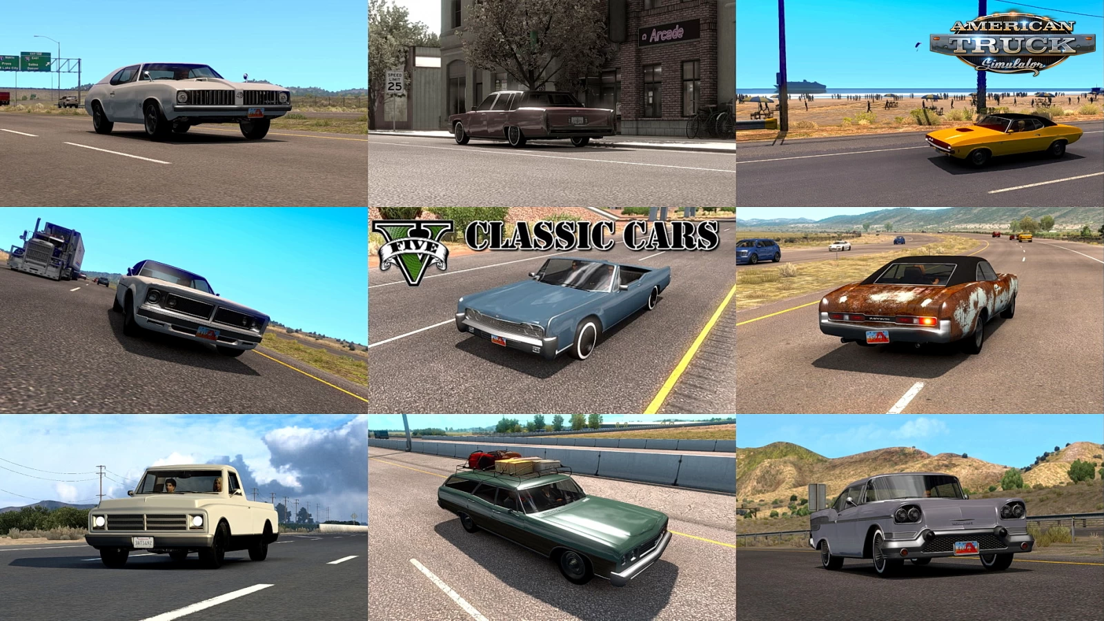 GTA V Classic Traffic Pack v1.8 (1.46.x) for ATS