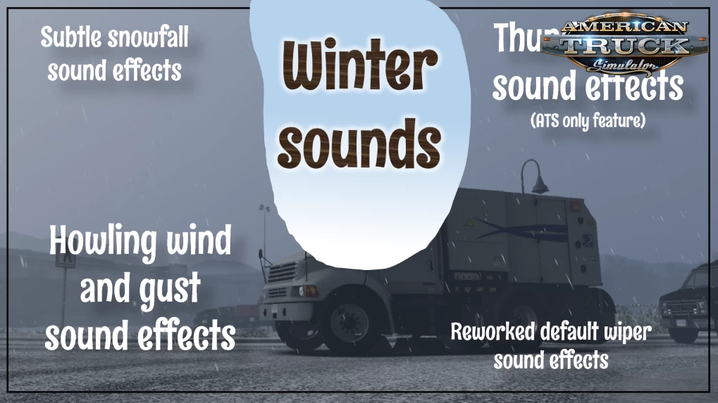 Winter Sounds Mod v7.0 (1.49.x) for ATS