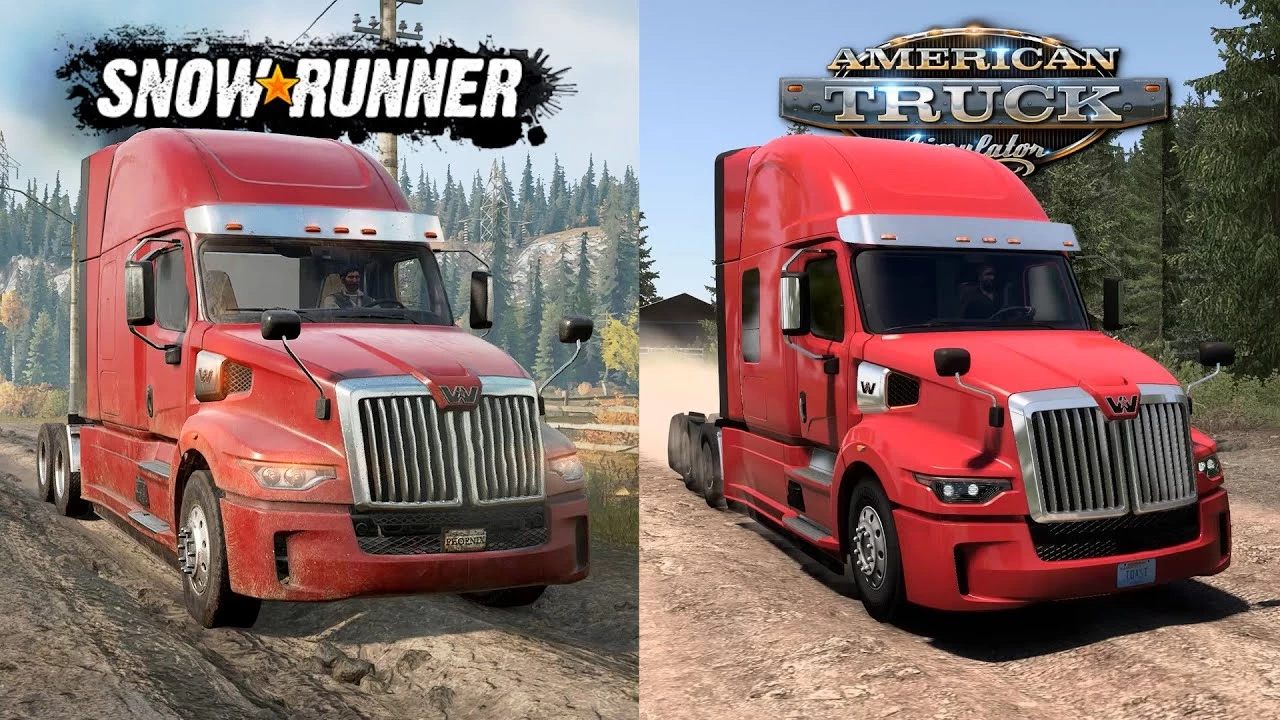 Difference Between SnowRunner and American Truck Simulator