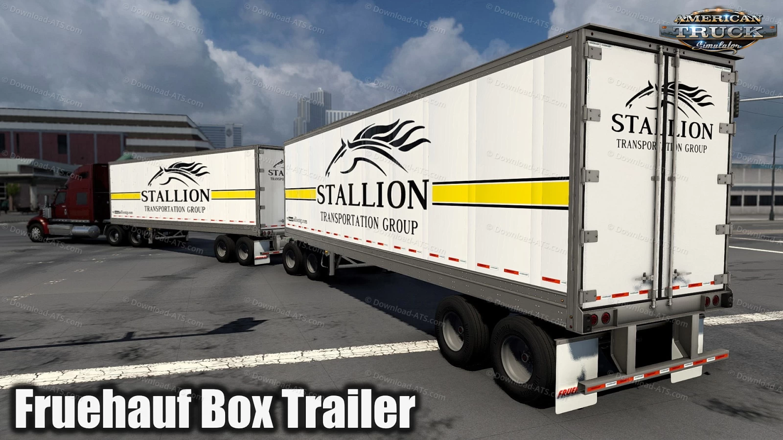 The Fruehauf Box Trailer Ownable v1.5 (1.45.x) for ATS