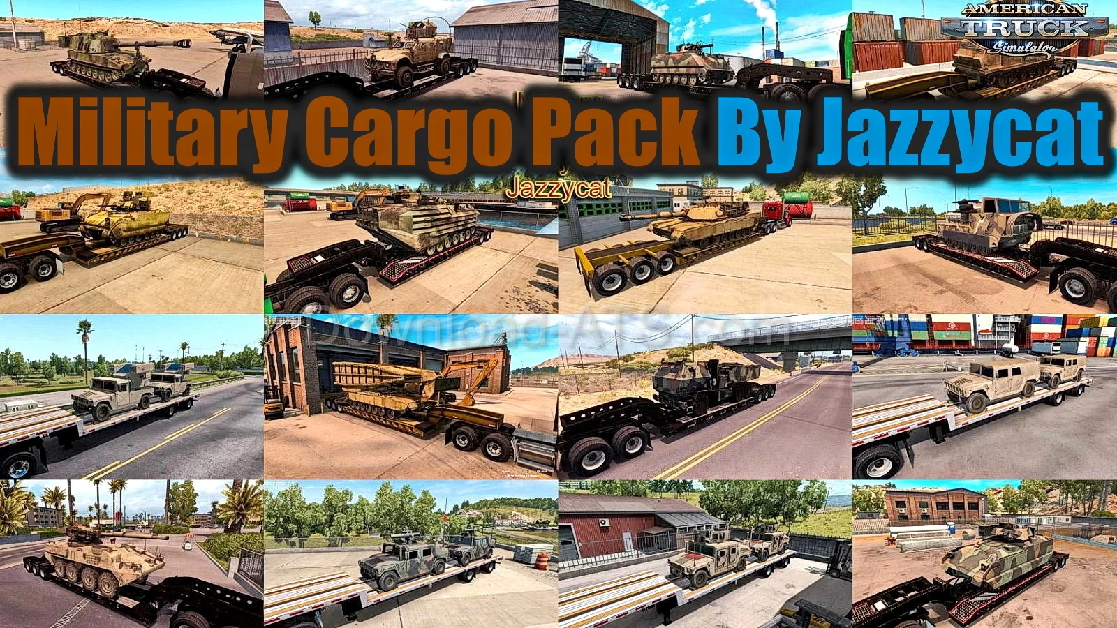 Military Cargo Pack v1.5.4 by Jazzycat (1.51.x) for ATS