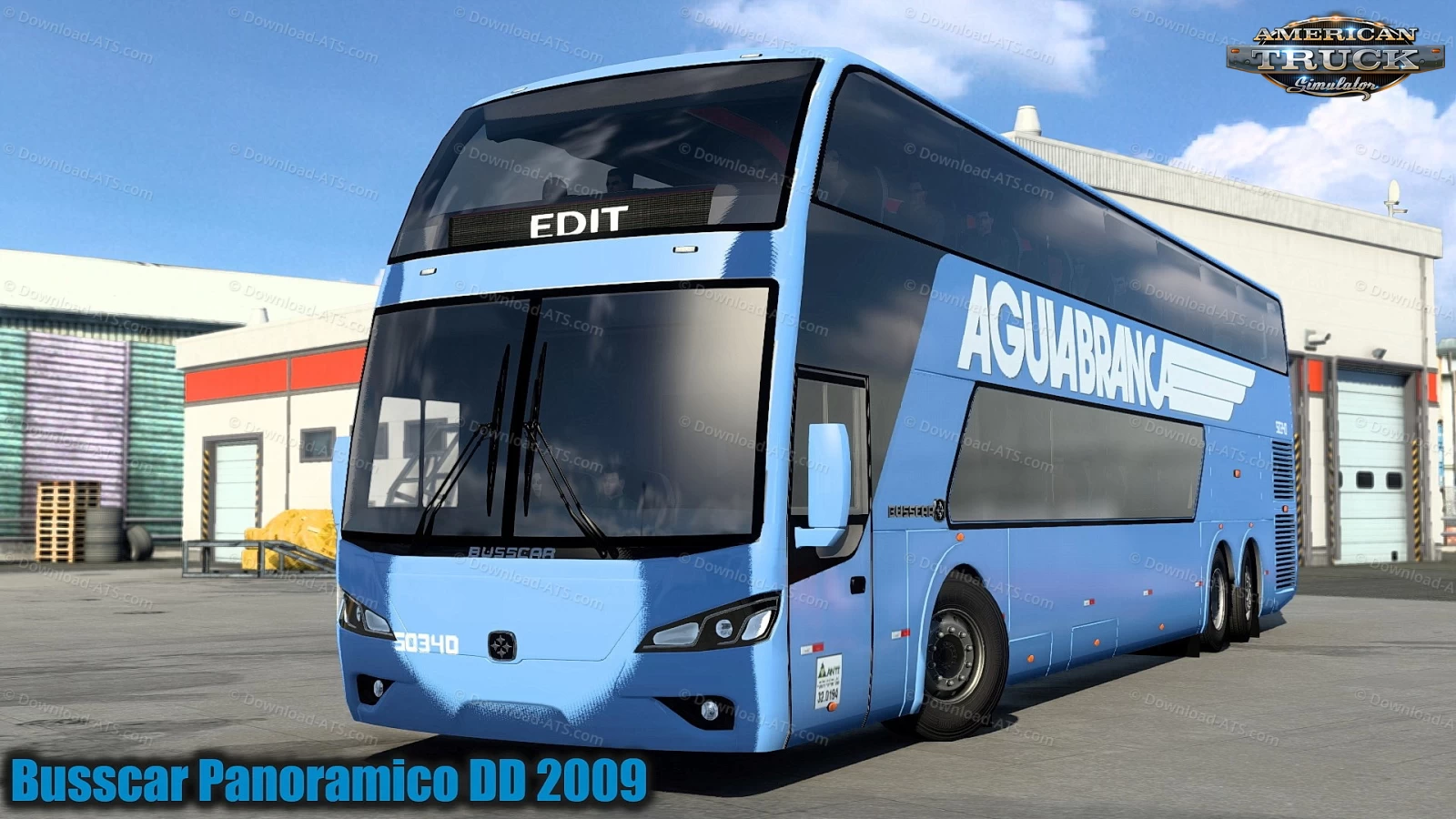 Busscar Panoramico DD 2009 + Interior v1.1 (1.45.x) for ATS