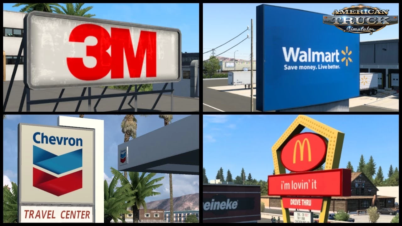 Real Companies, Shops & Billboards v3.05.04 (1.51.x) for ATS