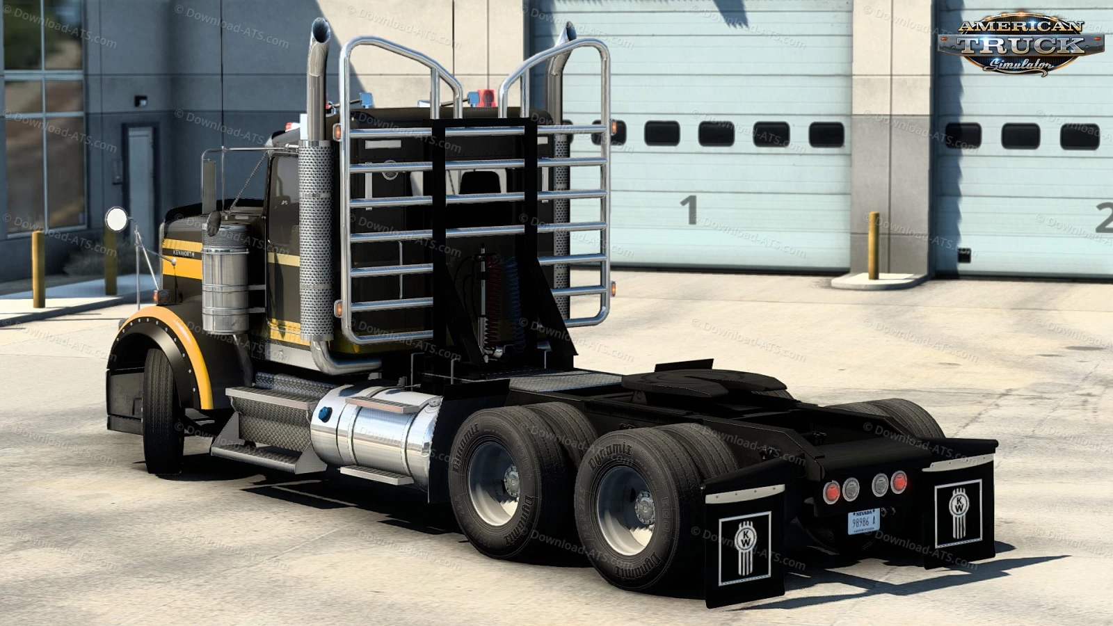 Kenworth W900B + Interior v1.2.4 by GTM Team (1.45.x) for ATS