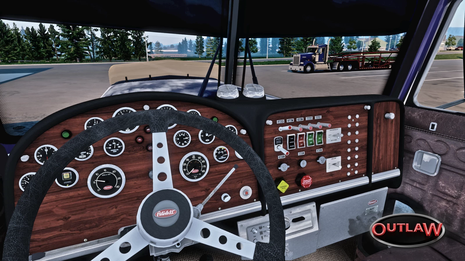 Peterbilt 359 + Interior v1.2 By Outlaw (1.49.x) for ATS