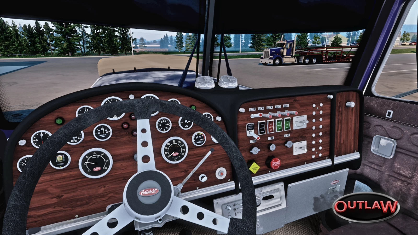 Peterbilt 359 + Interior v1.2.6 By Outlaw (1.50.x) for ATS