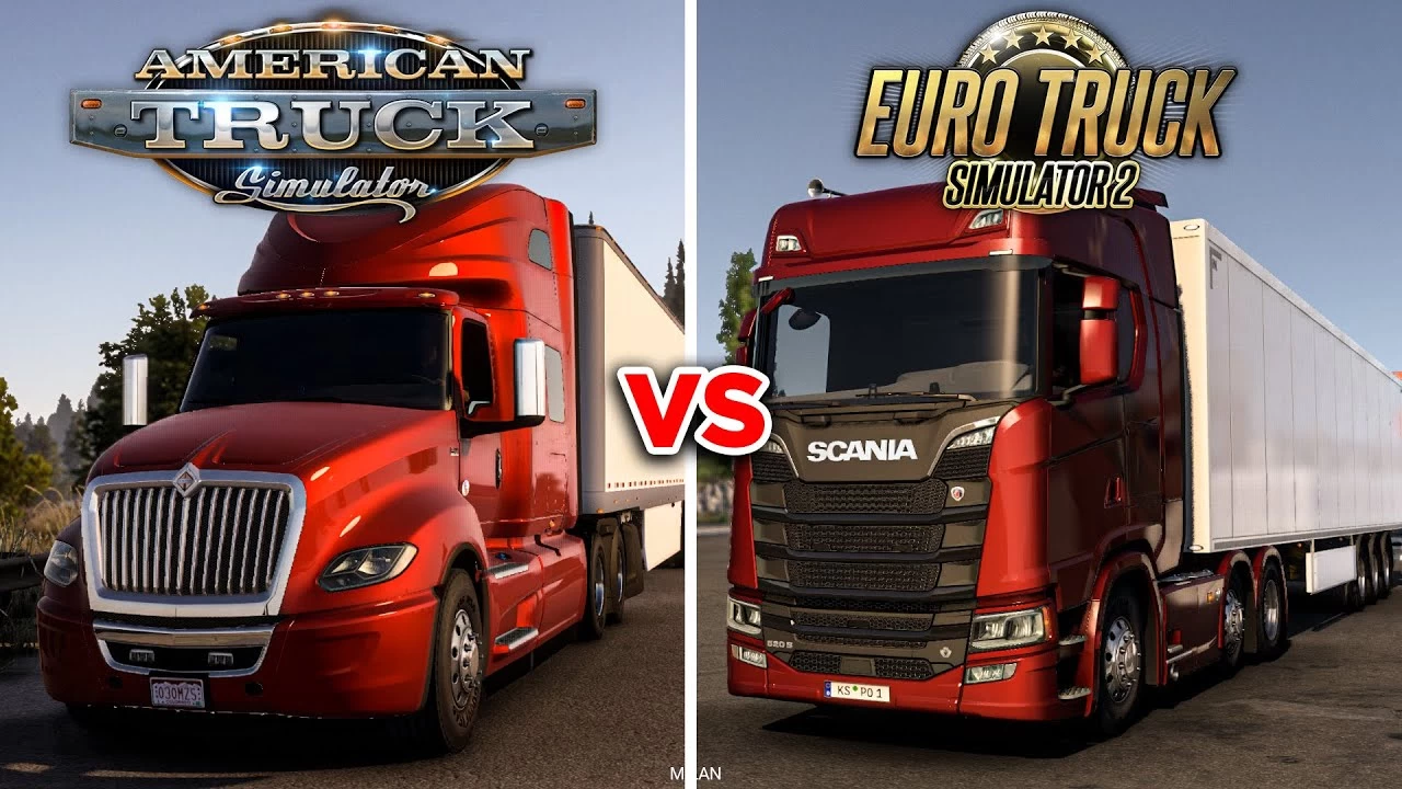 Euro Truck Simulator 2 Vs American Truck Simulator