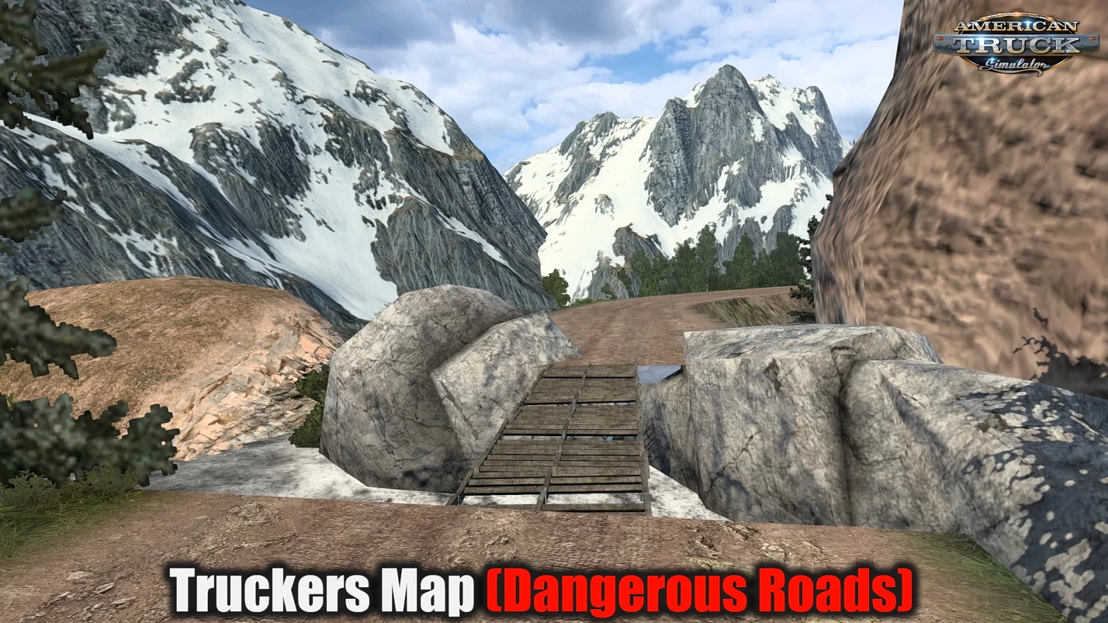 Truckers Map (Dangerous Roads) v1.0 (1.46.x) for ATS