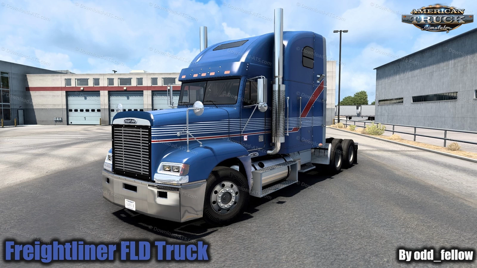 Freightliner FLD Truck v2.8 by odd_fellow (1.47.x) for ATS