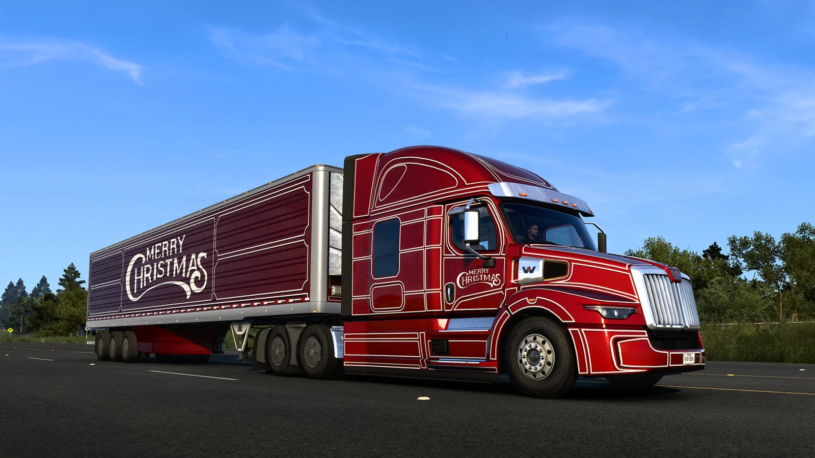 Christmas Paint Jobs Pack DLC for American Truck Simulator