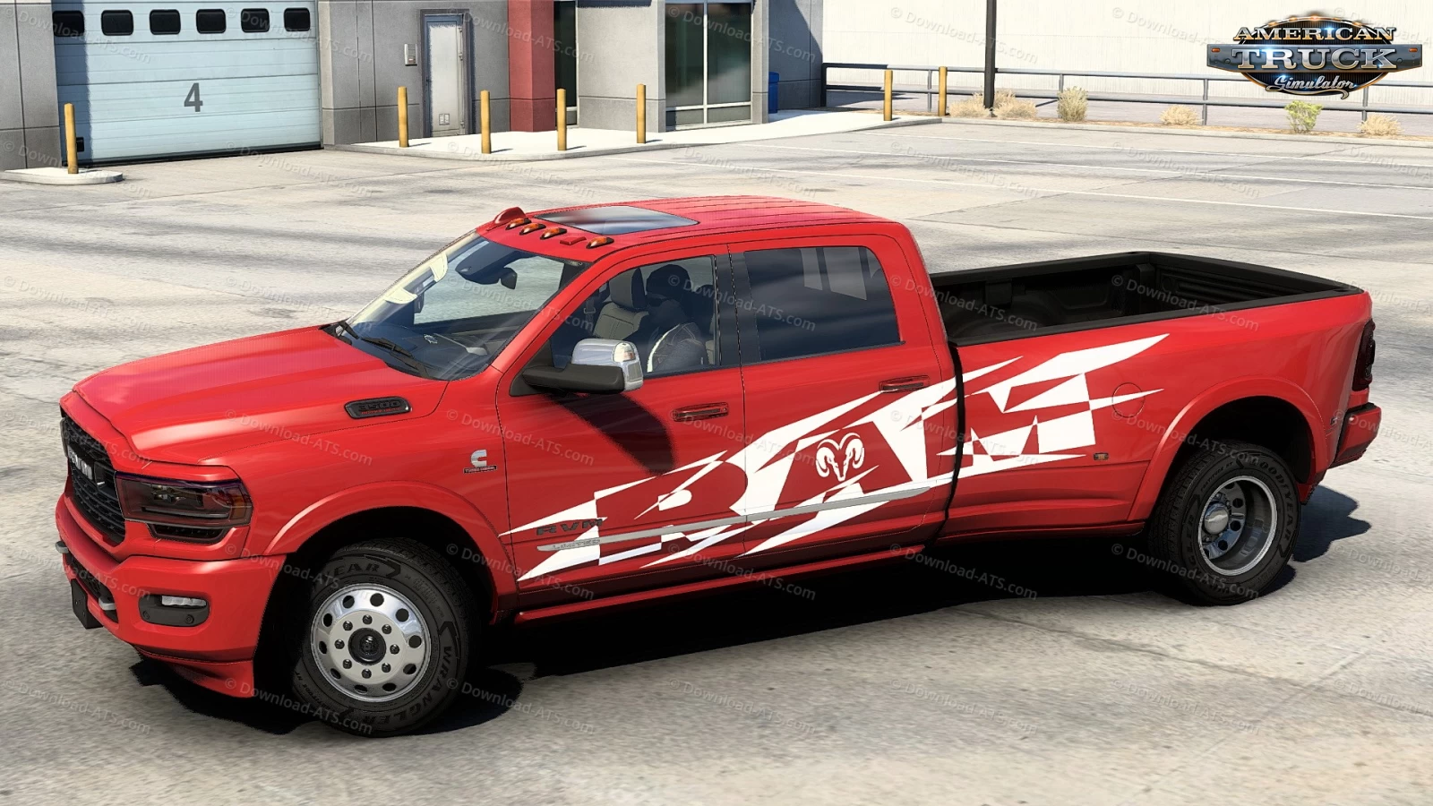 Dodge RAM 3500 (RVM) v5.0 (1.55.x) for ATS | By Jon Ruda