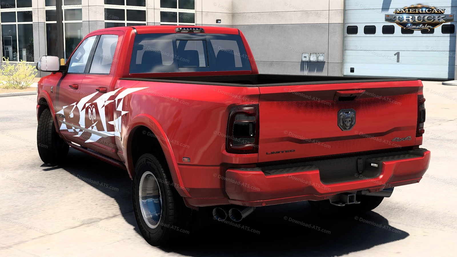 Dodge RAM 3500 (RVM) v5.0 (1.55.x) for ATS | By Jon Ruda
