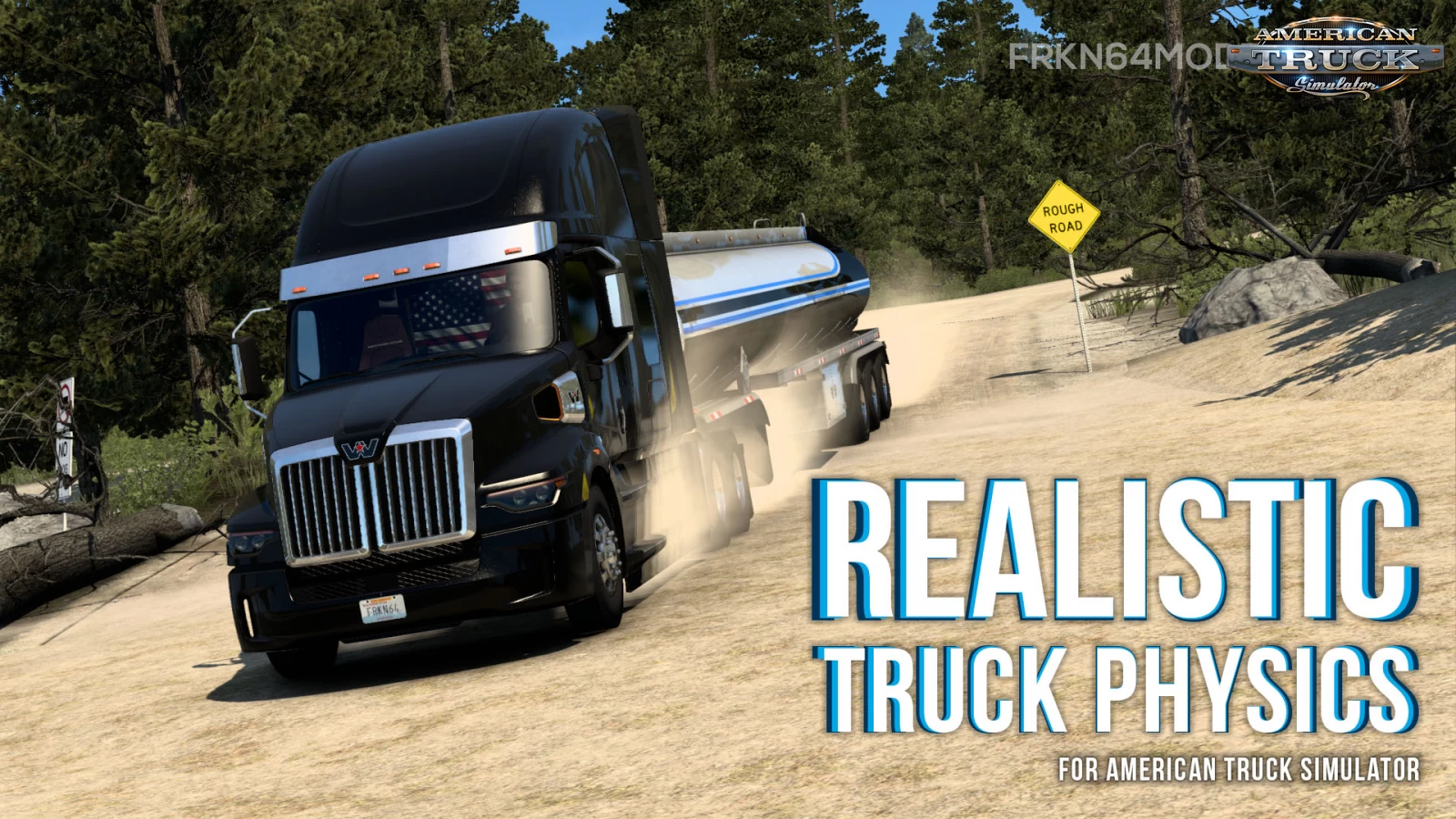 Realistic Truck Physics Mod v9.0.4 by Frkn64 (1.49.x) for ATS