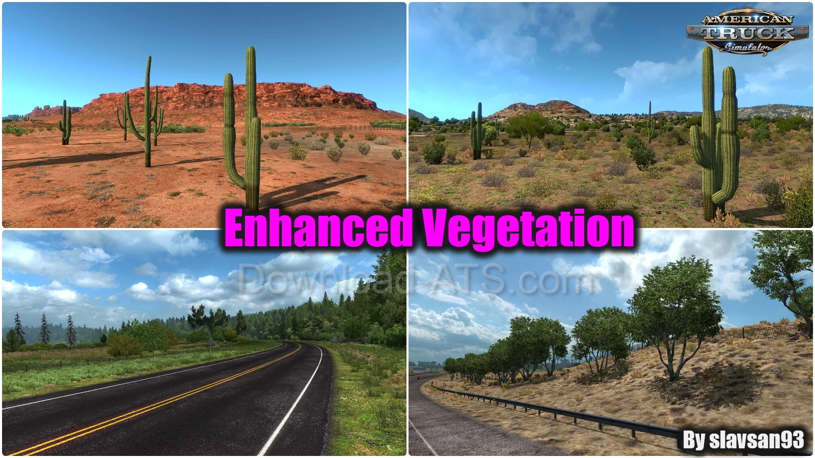 Enhanced Vegetation v3.2 By slavsan93 (1.46.x) for ATS