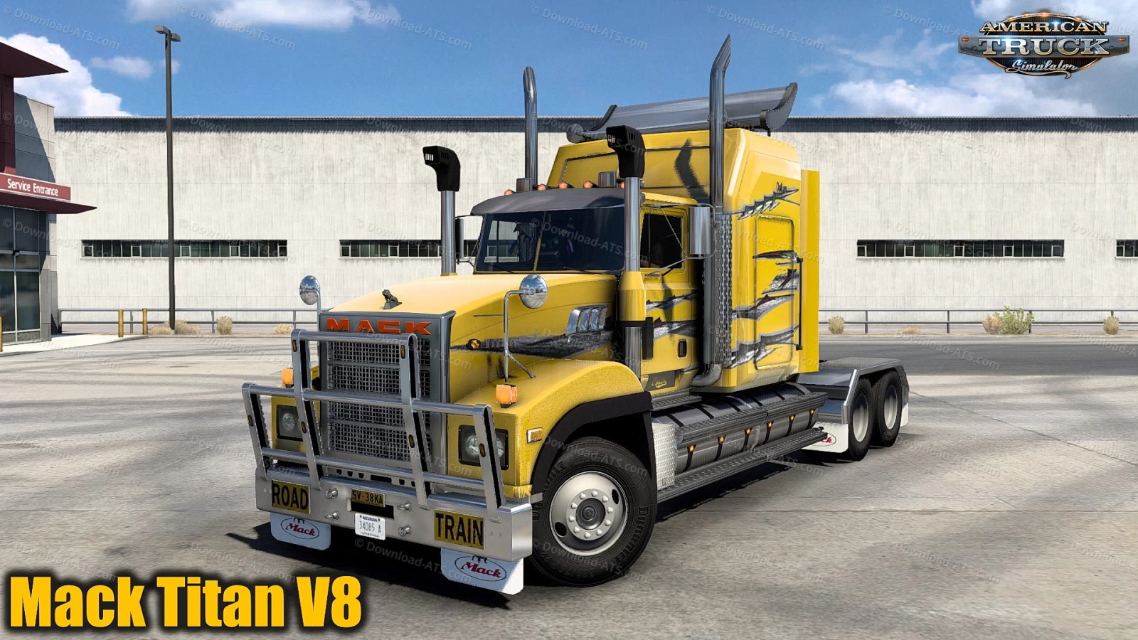 Mack Titan V8 + Interior v4.0 (1.50.x) for ATS