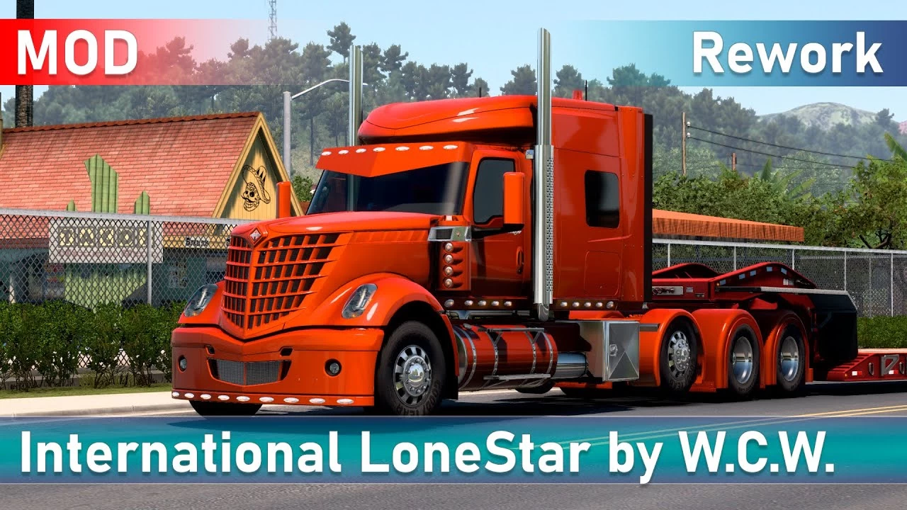 International LoneStar Rework v1.3 By WCW (1.46.x) for ATS