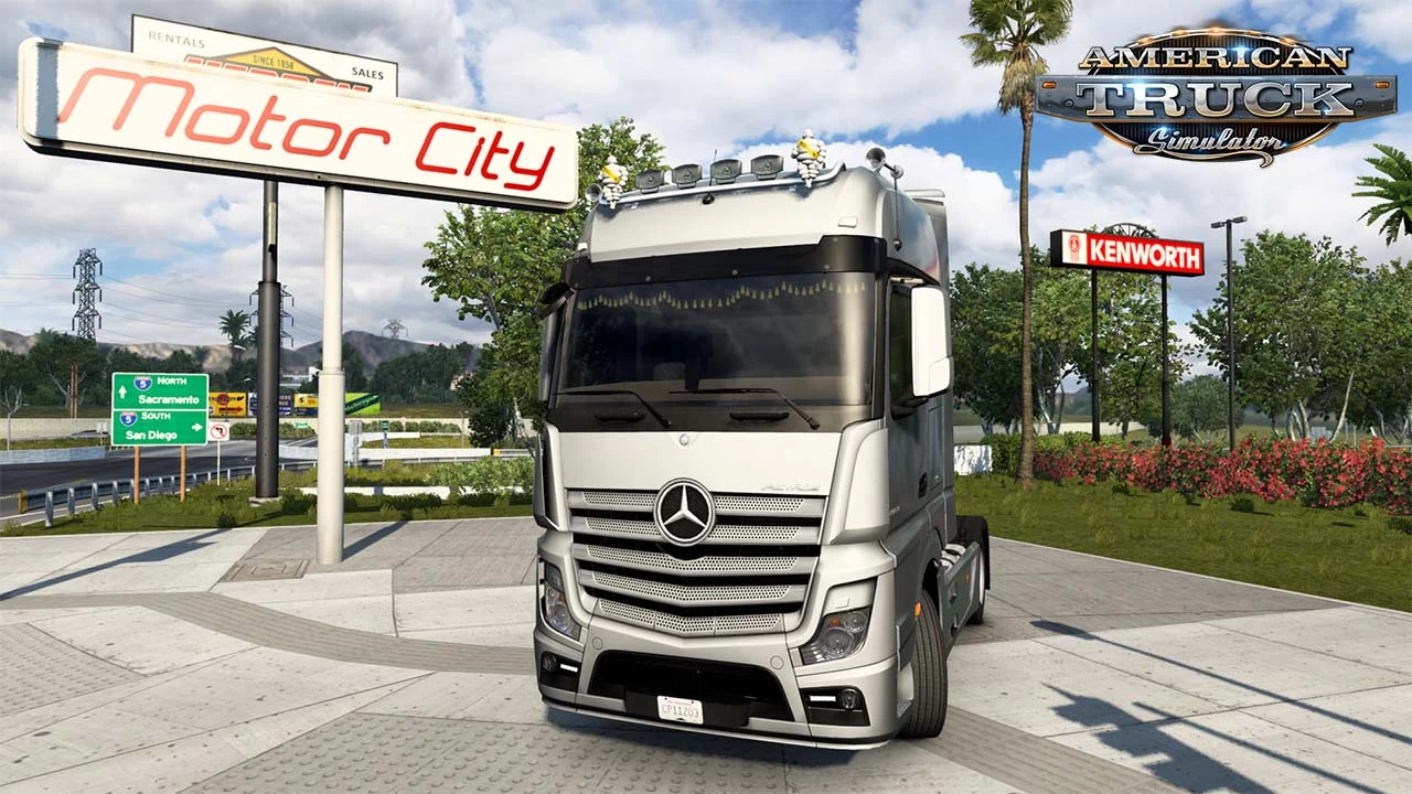Mercedes New Actros 2014 v1.2.5 by soap98 (1.53.x) for ATS