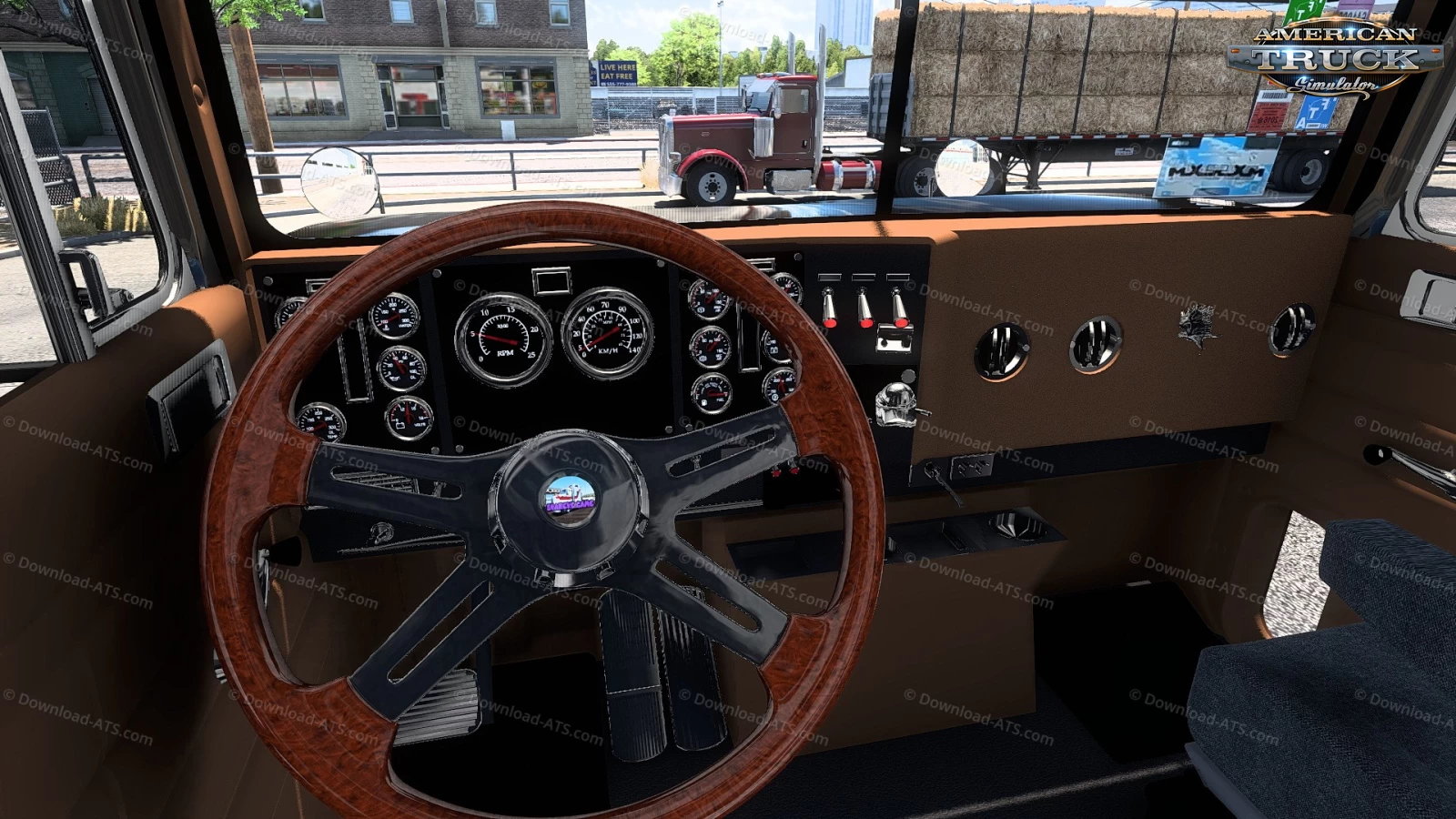 Dina 9400 1995 Truck + Interior v1.5 (1.53.x) for ATS