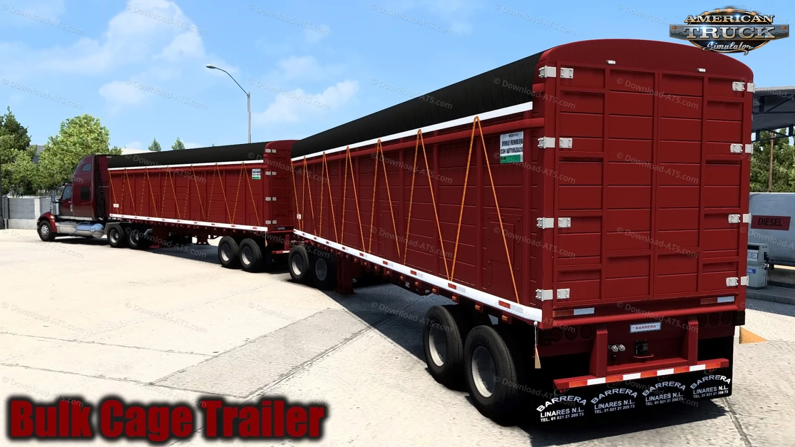 Bulk Cage Trailer v1.0 (1.46.x) for ATS