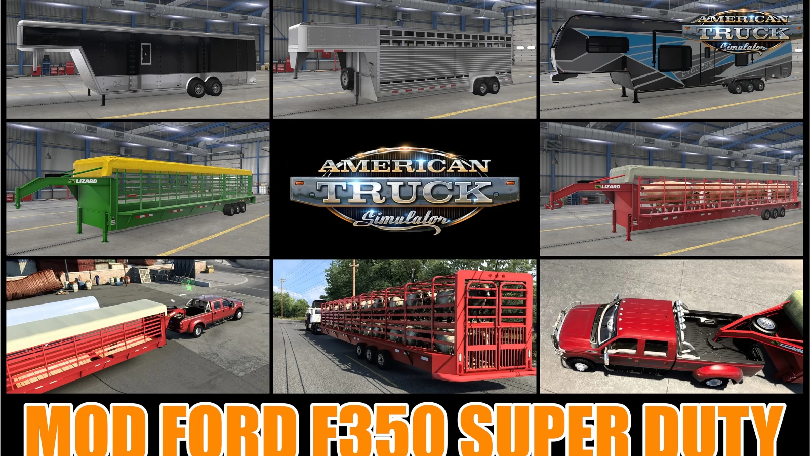Ford F350 Super Duty + Trailers v1.0 (1.46.x) for ATS