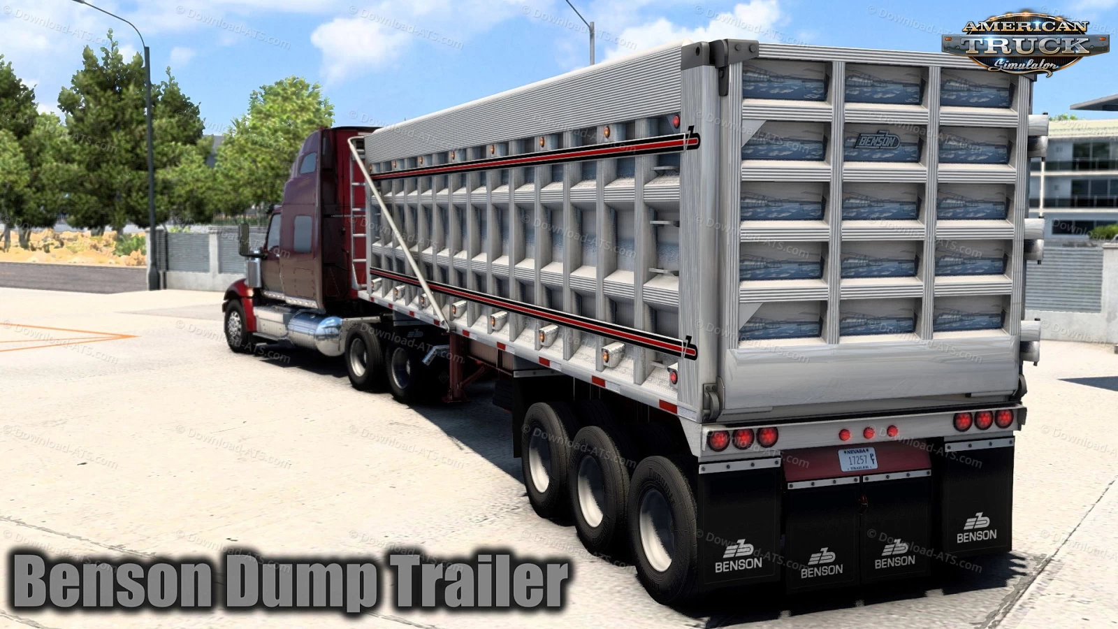 Benson Dump Trailer v1.5 (1.55.x) for ATS