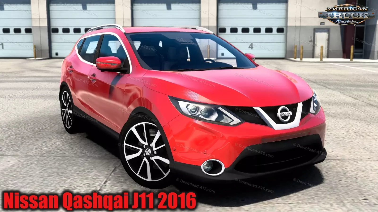 Nissan Qashqai J11 2016 + Interior v4.8 (1.50.x) for ATS