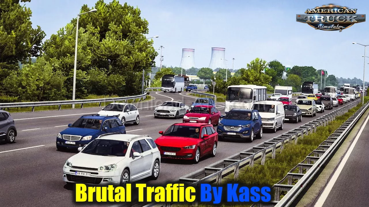 Brutal Traffic v4.5 By Kass (1.50.x) for ATS