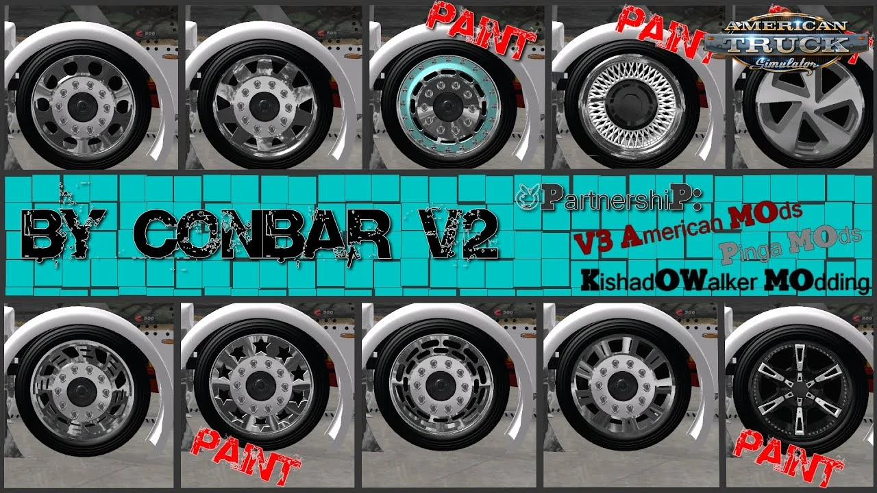 Tires Pack v6.0 By Felipe Conbar (1.47.x) for ATS