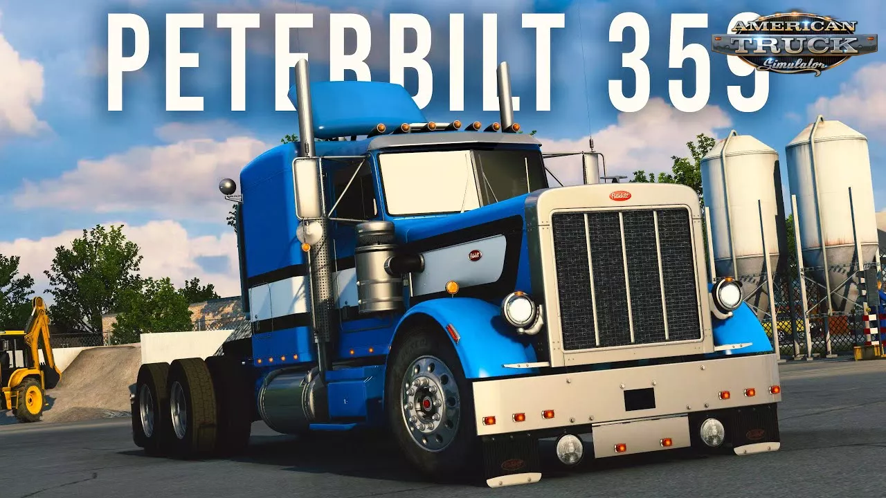 Peterbilt 359 + Interior v1.2.6 By Outlaw (1.50.x) for ATS