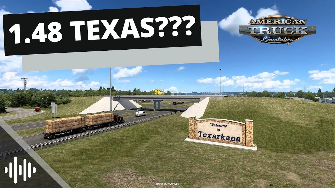 American Truck Simulator 1.48 Update - Texas New Content