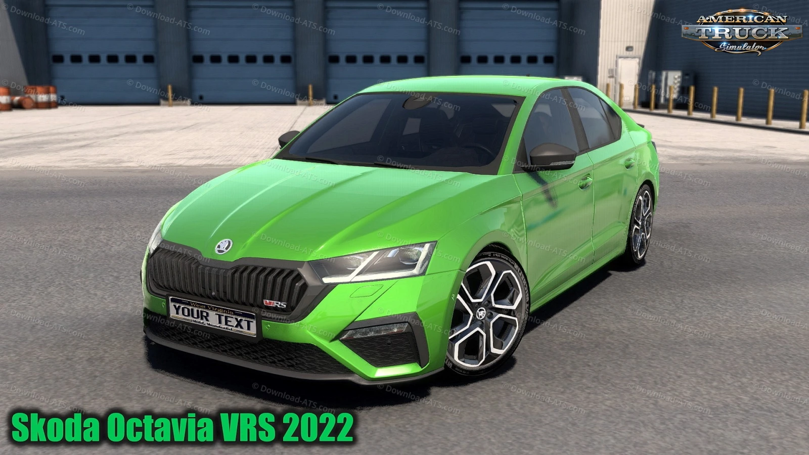 Skoda Octavia VRS 2022 + Interior v2.7 (1.53.x) for ATS