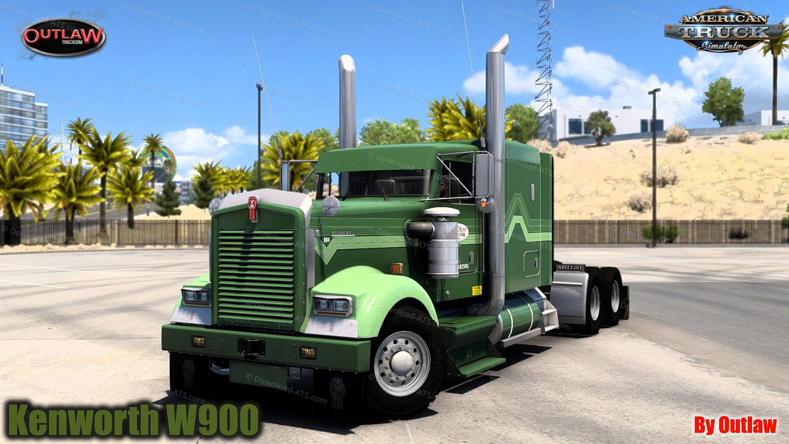 Kenworth W900 + Interior v1.0.2 By Outlaw (1.49.x) for ATS