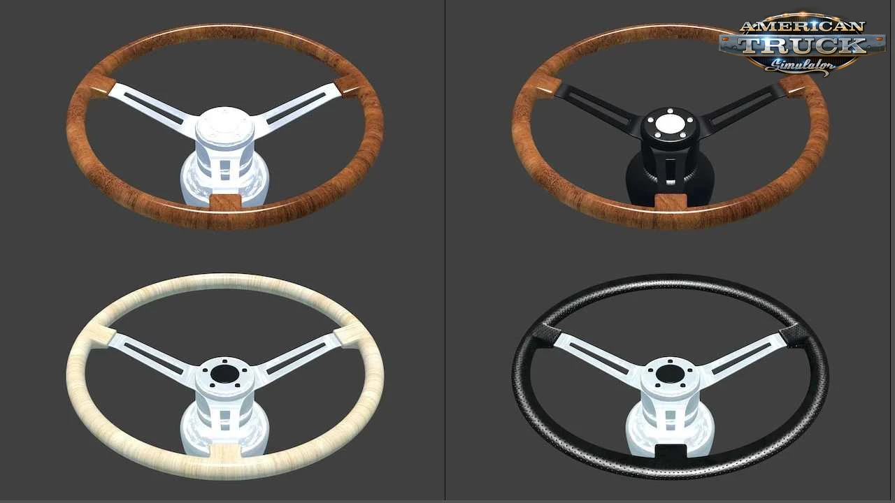 Custom Steering Wheel v1.5 By Mpie (1.47.x) for ATS