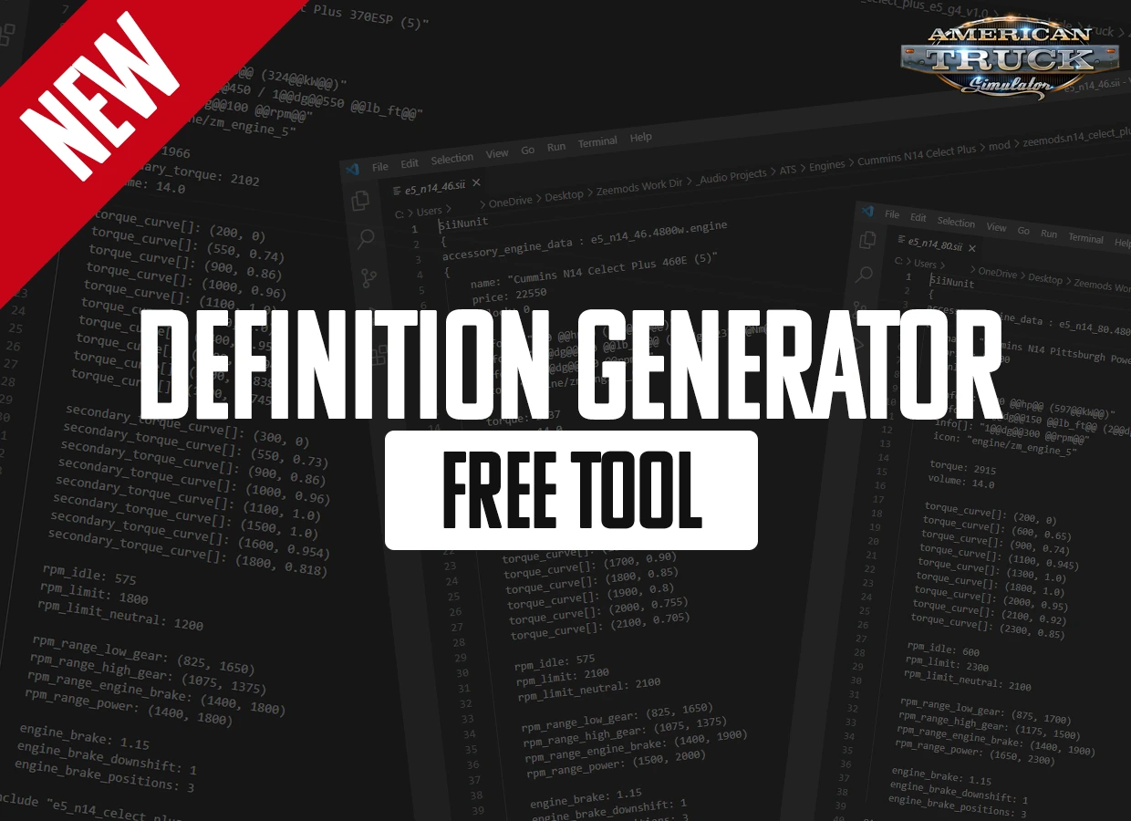 Definition Generator v1.0 By Rushour109 (1.47.x) for ATS