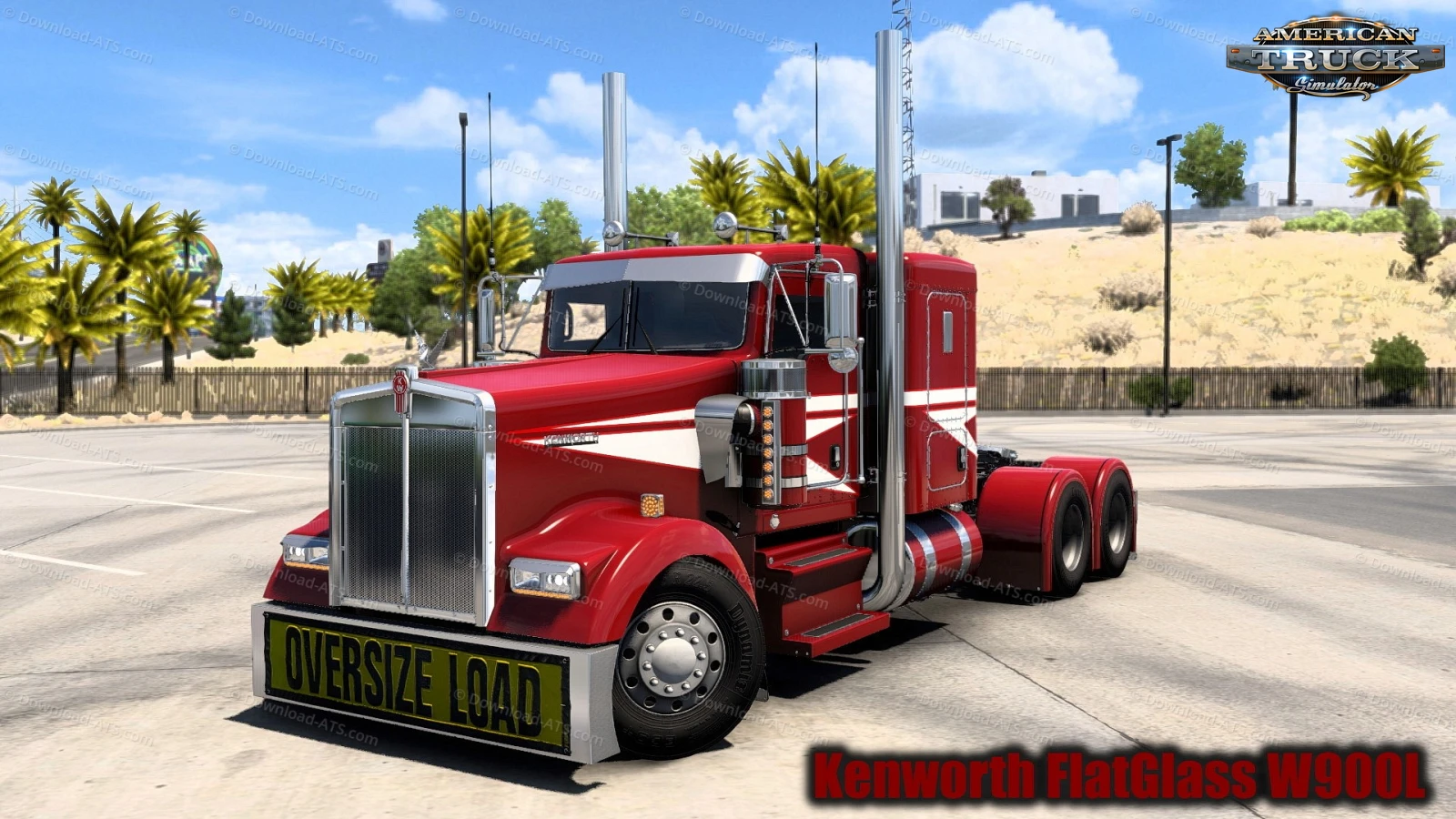 Kenworth FlatGlass W900L v1.3 By CT Moddings (1.49.x) for ATS