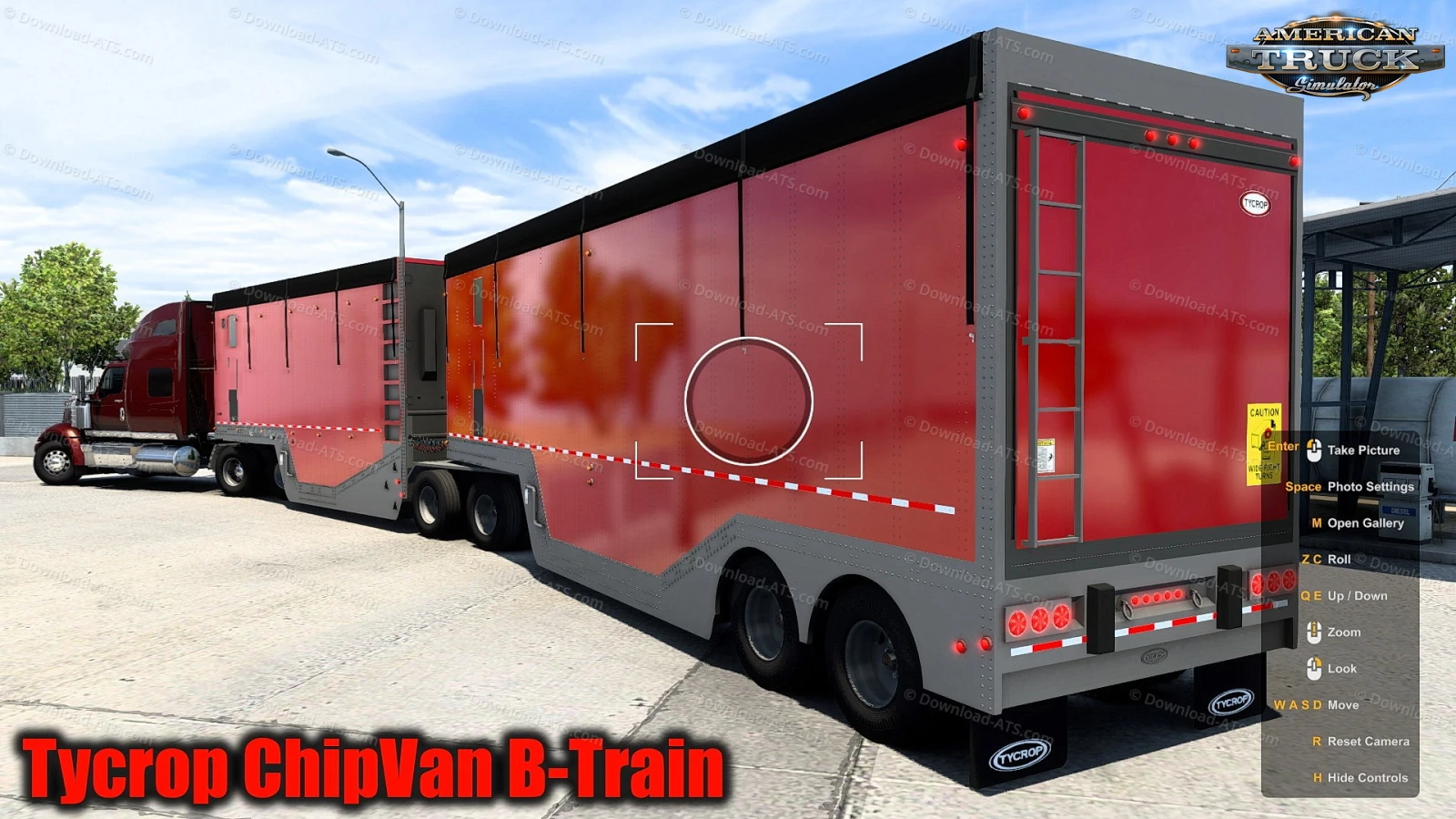 Tycrop ChipVan B-Train Trailer v1.8 (1.48.x) for ATS