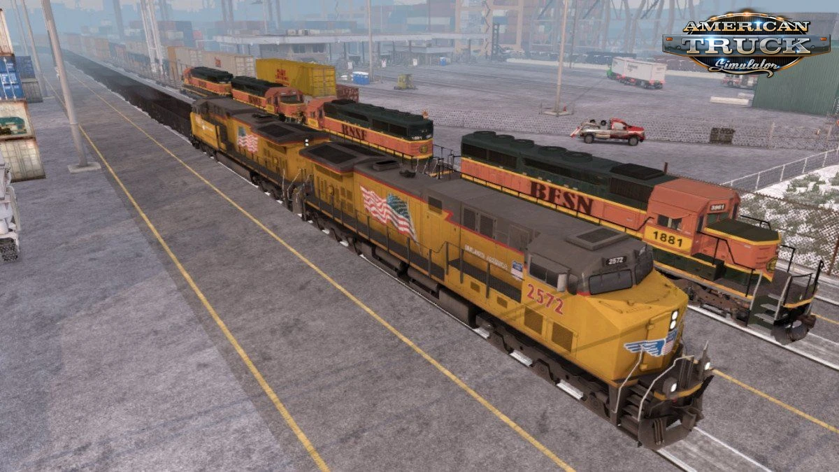 Improved Train Sounds v4.4 (1.48.x) for ATS