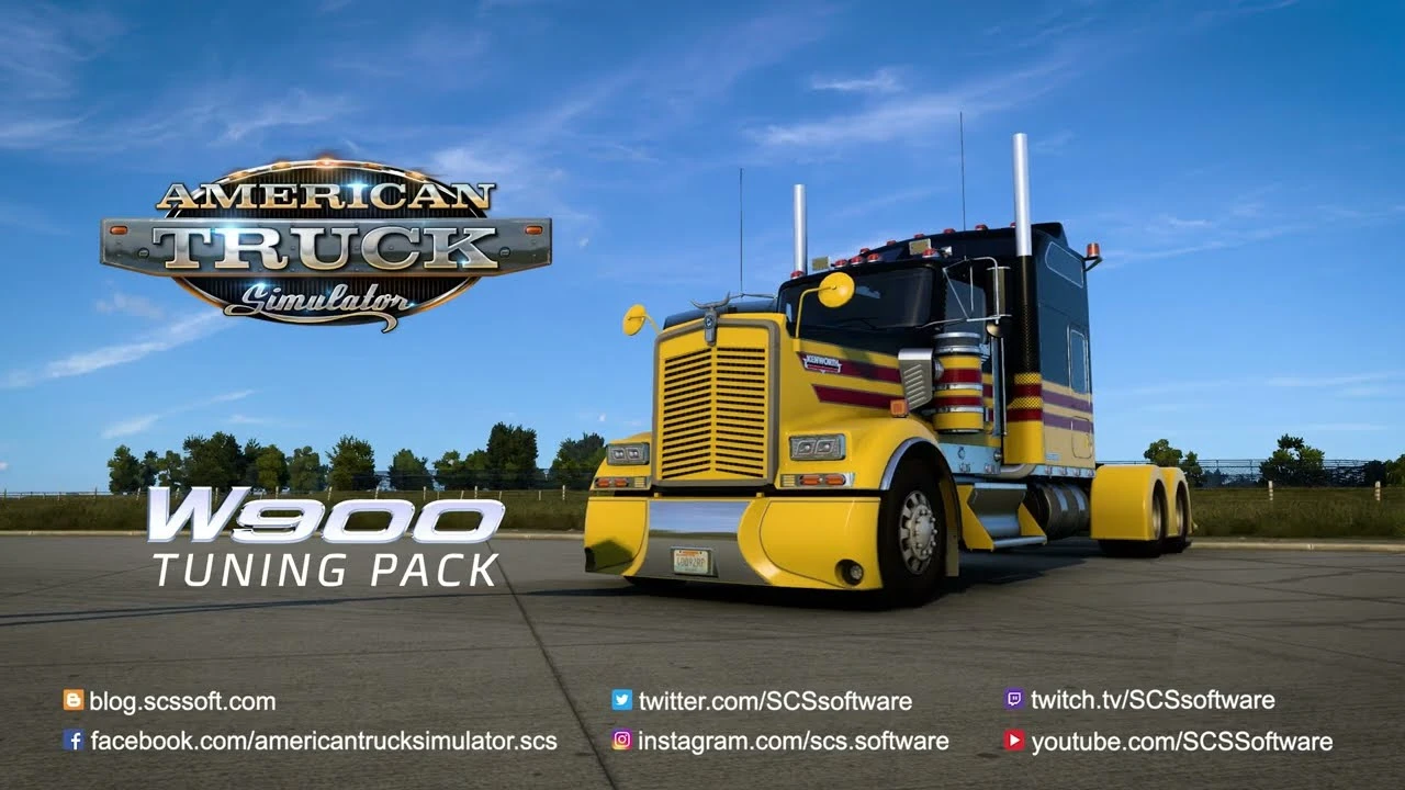 Kenworth W900 Tuning Pack Release By SCS Software for ATS